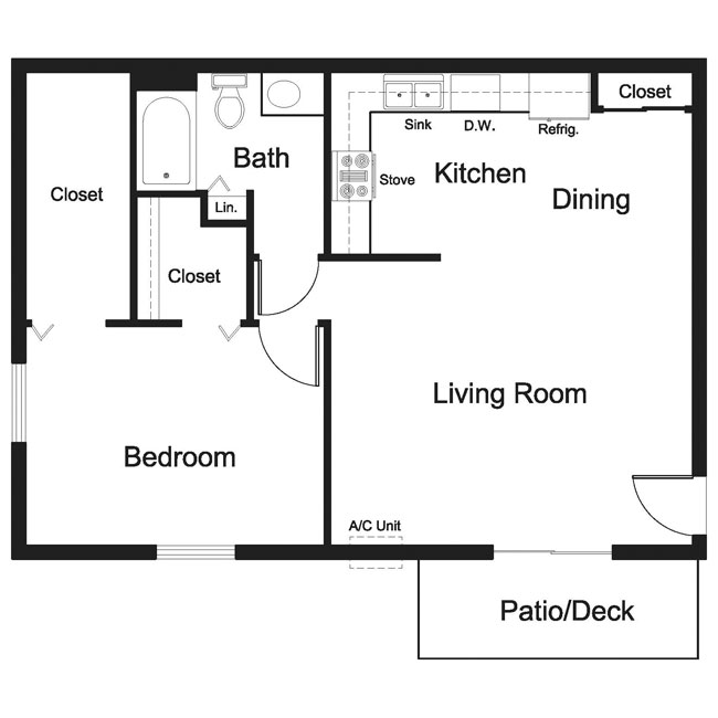 The Imperial - 1 Bedroom/1 Bath